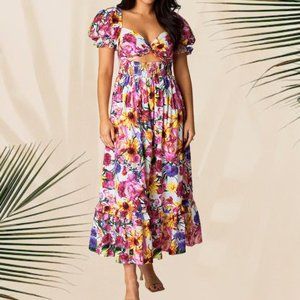 Buddy Love Ross Cutout Midi Dress -- Derby Days
